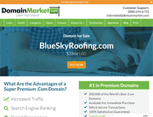 Tablet Screenshot of blueskyroofing.com